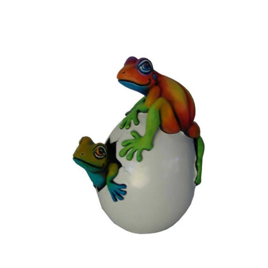 Carlos and Albert "Frogs Mini Egg" Sculpture
