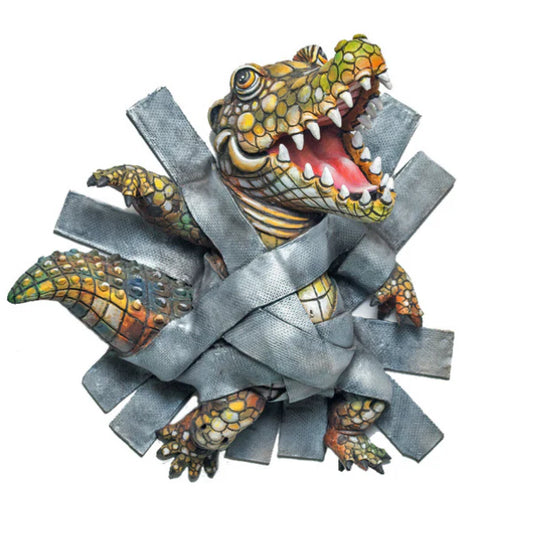 Carlos and Albert "Gator Duct Tape" Sculpture
