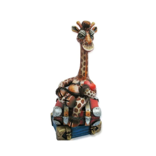 Carlos and Albert "Giraffe Frequent Flyer-Mini" Sculpture