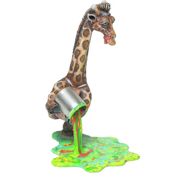 Carlos and Albert "Giraffe Paint Spill" Sculpture