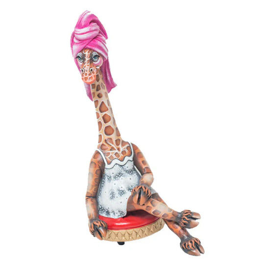 Carlos and Albert "Giraffe Spa Day" Sculpture