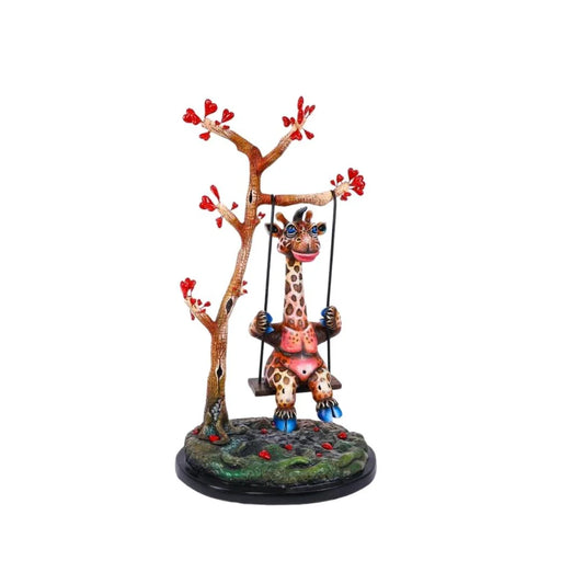 Carlos and Albert "Giraffe Tree Swing" Sculpture