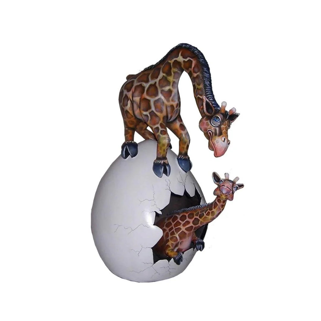 Carlos and Albert "Giraffe Maternal Egg" Sculpture
