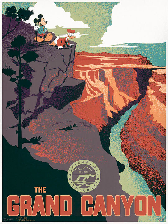 Bret Iwan Disney Grand Canyon Limited Edition Canvas Giclee