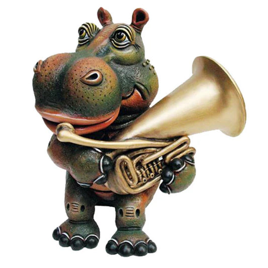 Carlos and Albert "Hippo The Tuba Player" Sculpture