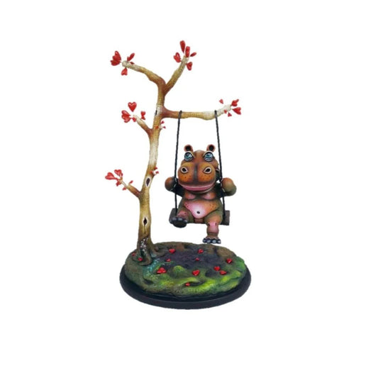 Carlos and Albert "Hippo Tree Swing" Sculpture