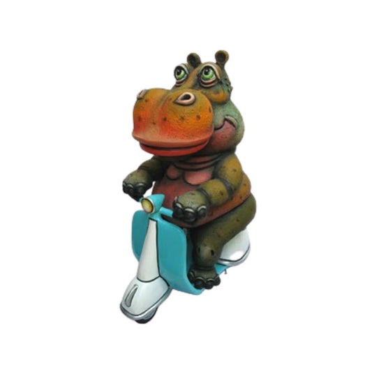 Carlos and Albert "Hippo on Vespa" Sculpture