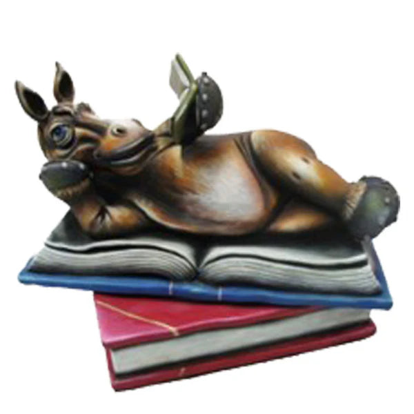 Carlos and Albert "Horse Book Club" Sculpture
