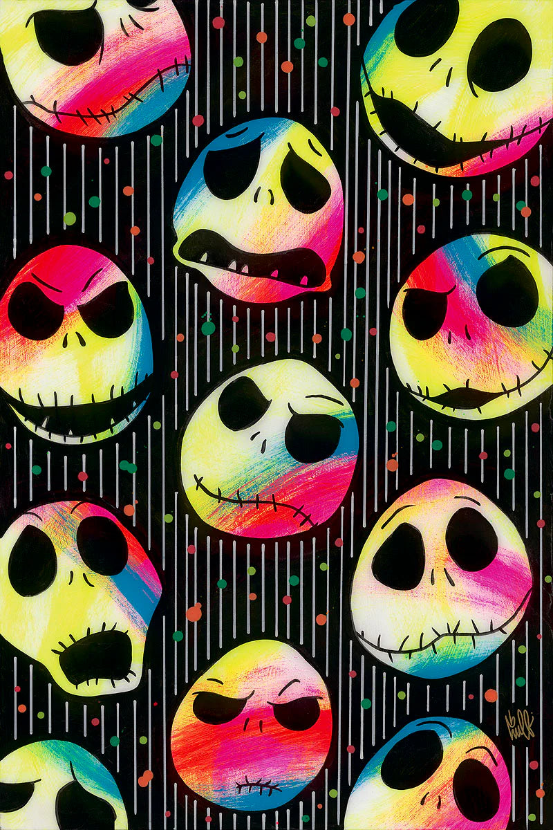 Beau Hufford Disney Jack Skellington Limited Edition Canvas Giclee