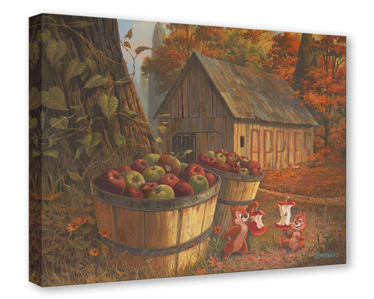 Michael Humphries Disney An Apple A Day, Play, Play, Play Limited Edition Canvas Giclee