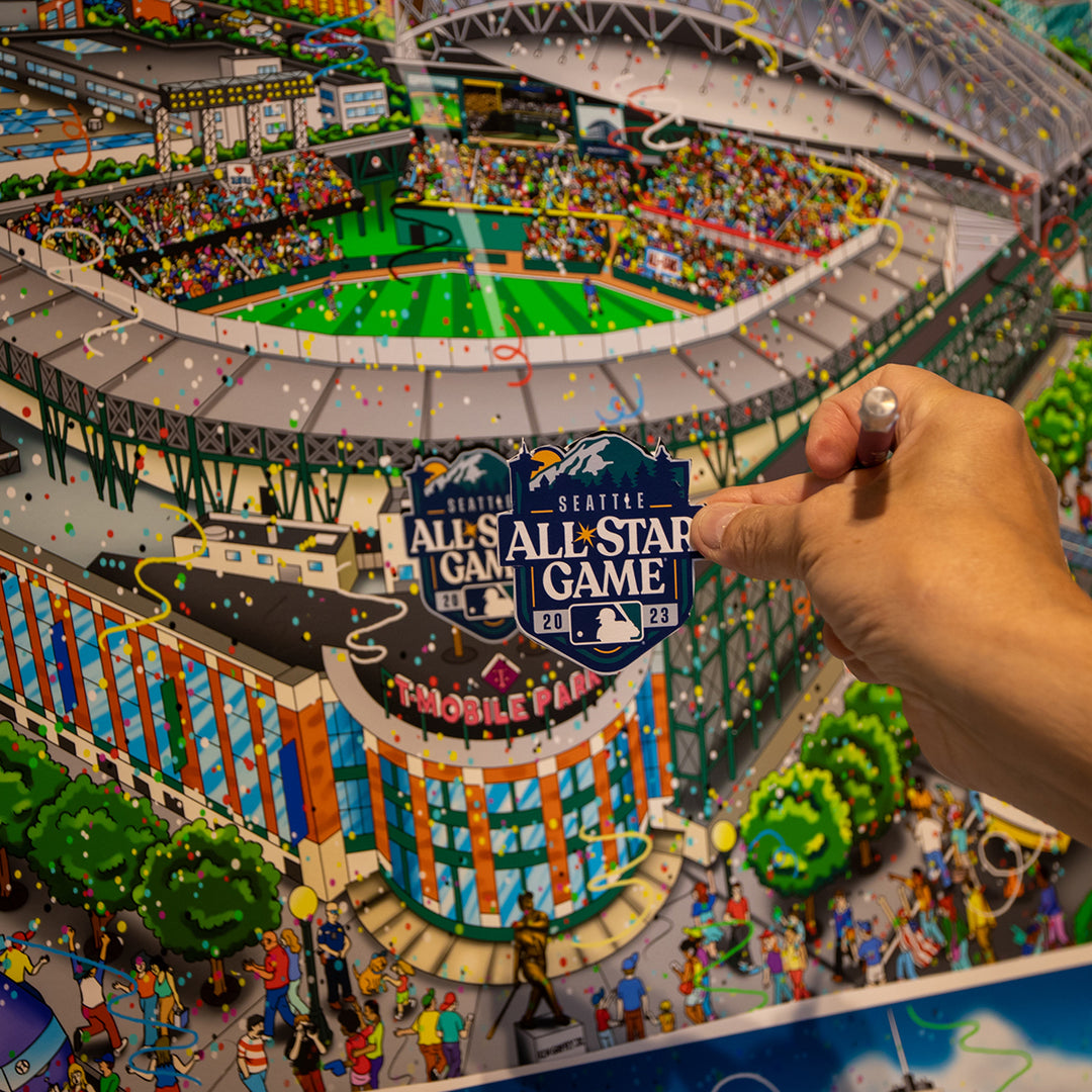 Charles Fazzino MLB All-Star Game 2023: Seattle 3D Limited Edition Giclee on Paper