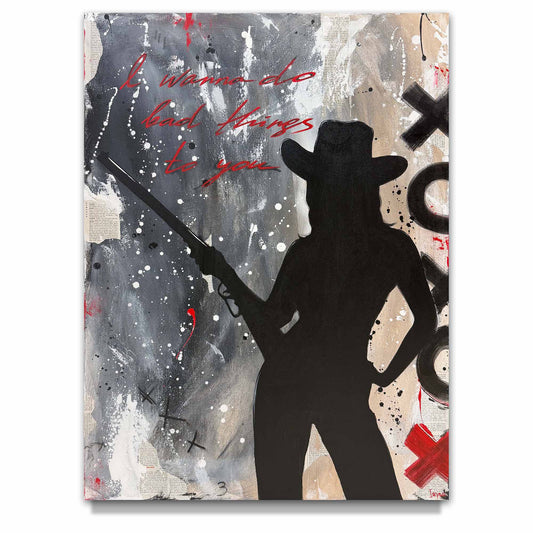 Iryna Miahka "I Want To Do Bad Things" Original Canvas