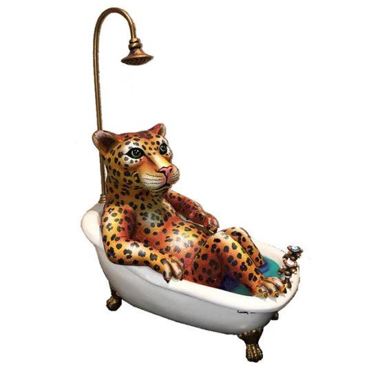 Carlos and Albert "Jaguar in Bathtub" Sculpture