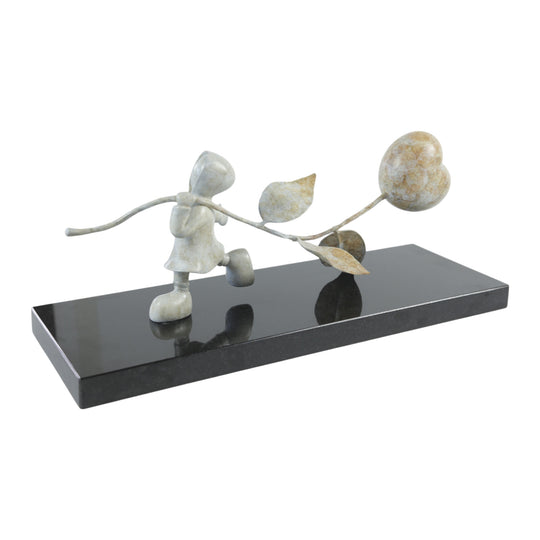 Mackenzie Thorpe "Just Love" Sculpture