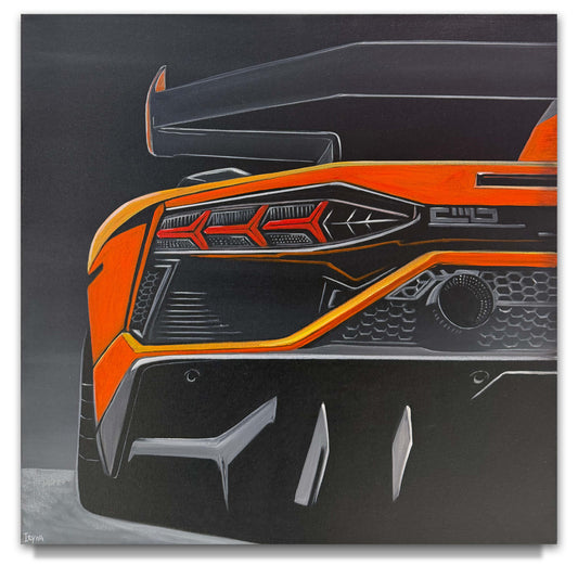 Iryna Miahka "Lamborghini" Original Canvas