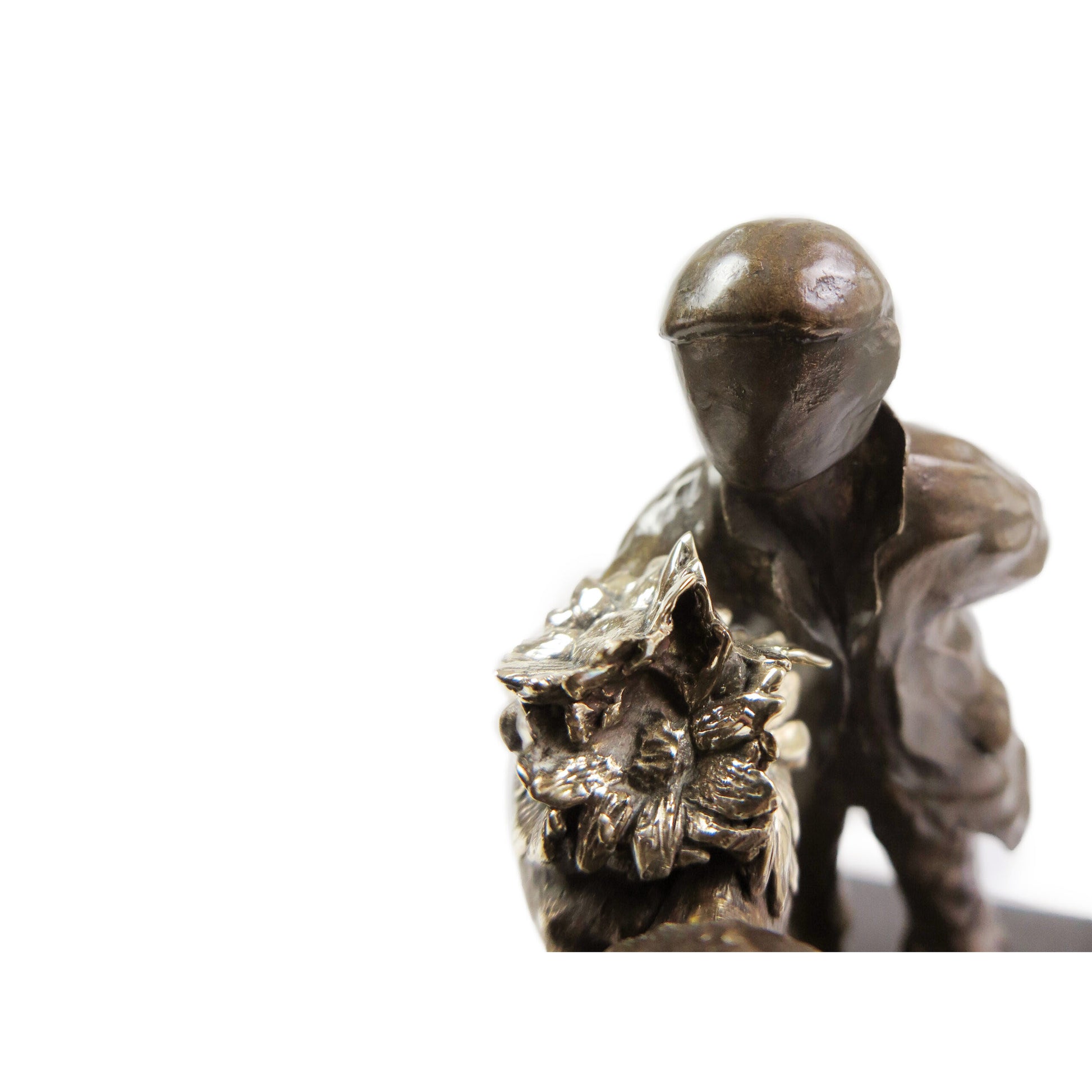 Mackenzie Thorpe "Leaning In (To Love)" Sculpture
