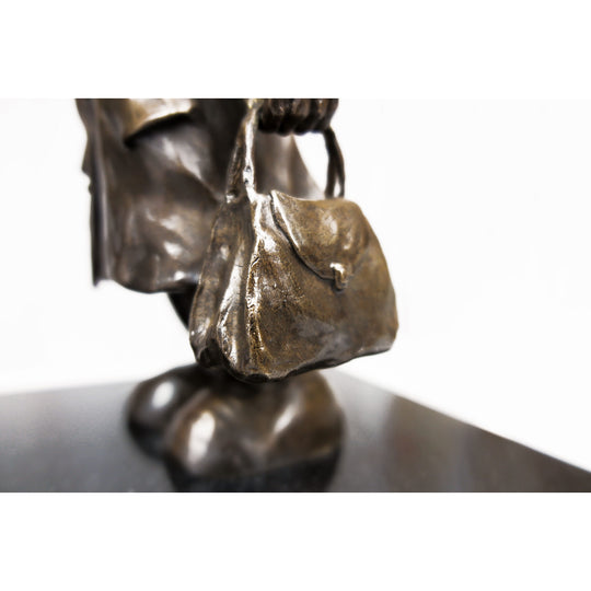 Mackenzie Thorpe "Leaning In (To Love)" Sculpture