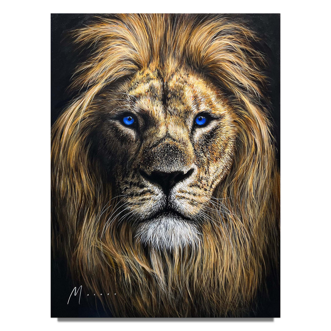 Shawn Mackey Lion Limited Edition Canvas Giclee