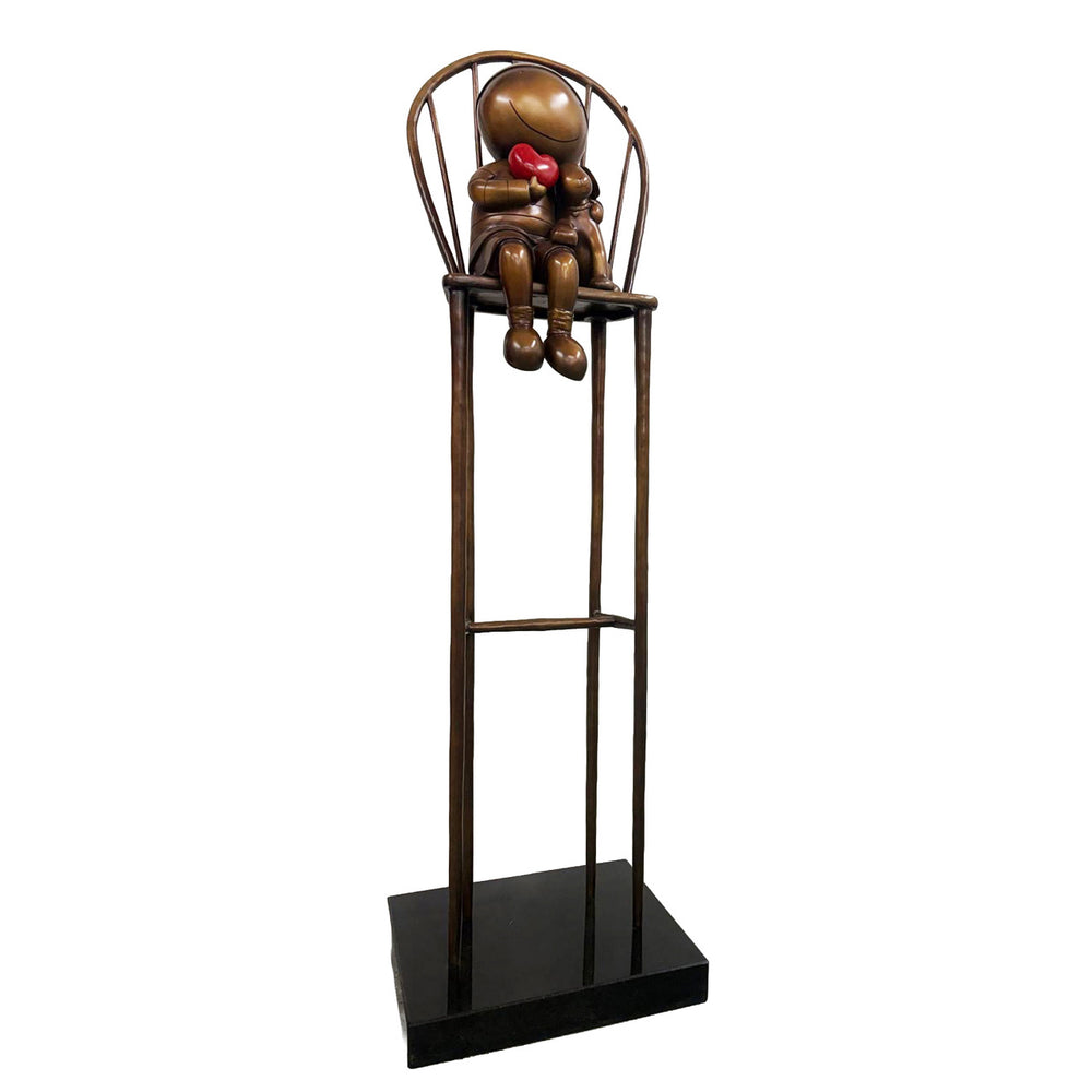 Mackenzie Thorpe "Love Forever" Sculpture