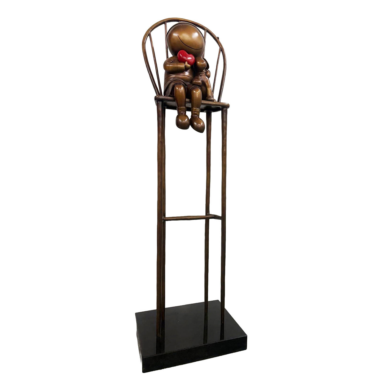 Mackenzie Thorpe "Love Forever" Sculpture