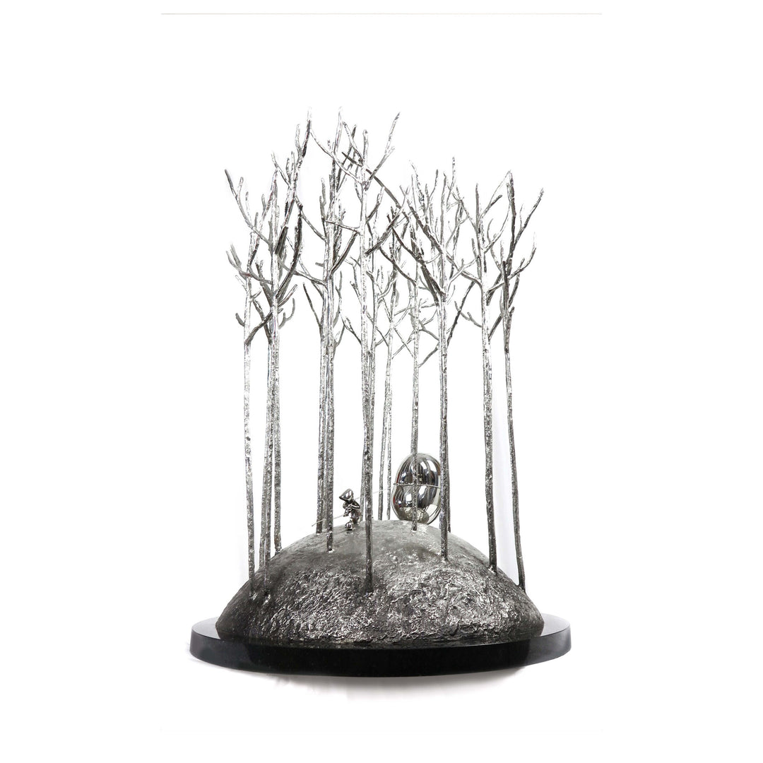 Mackenzie Thorpe "Love in the Forest" Sculpture