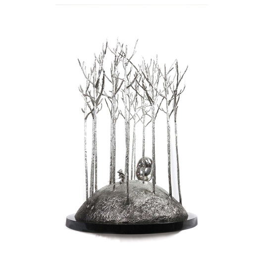 Mackenzie Thorpe "Love in the Forest" Sculpture