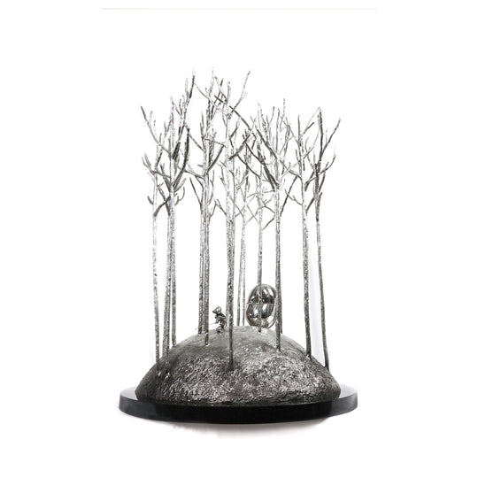 Mackenzie Thorpe "Love in the Forest" Sculpture