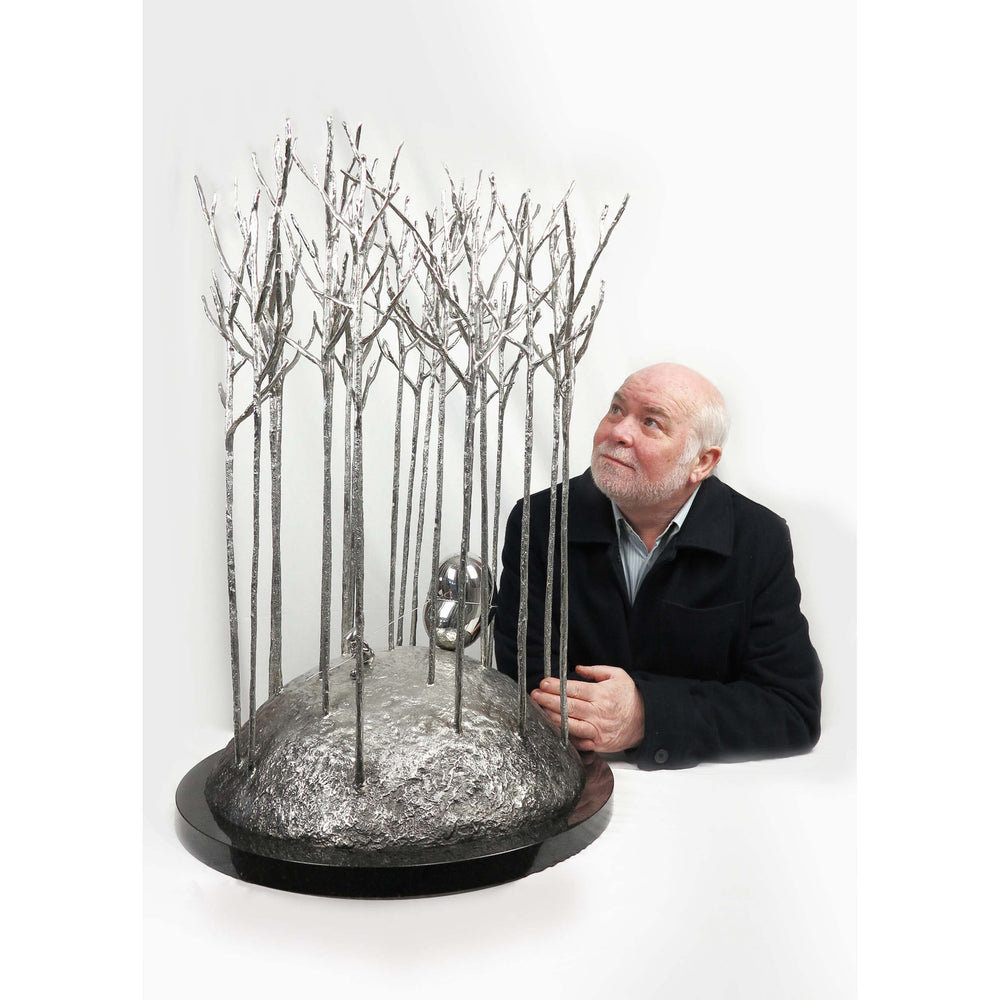 Mackenzie Thorpe "Love in the Forest" Sculpture