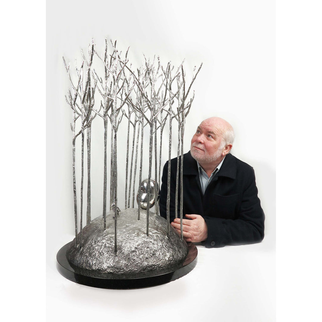 Mackenzie Thorpe "Love in the Forest" Sculpture