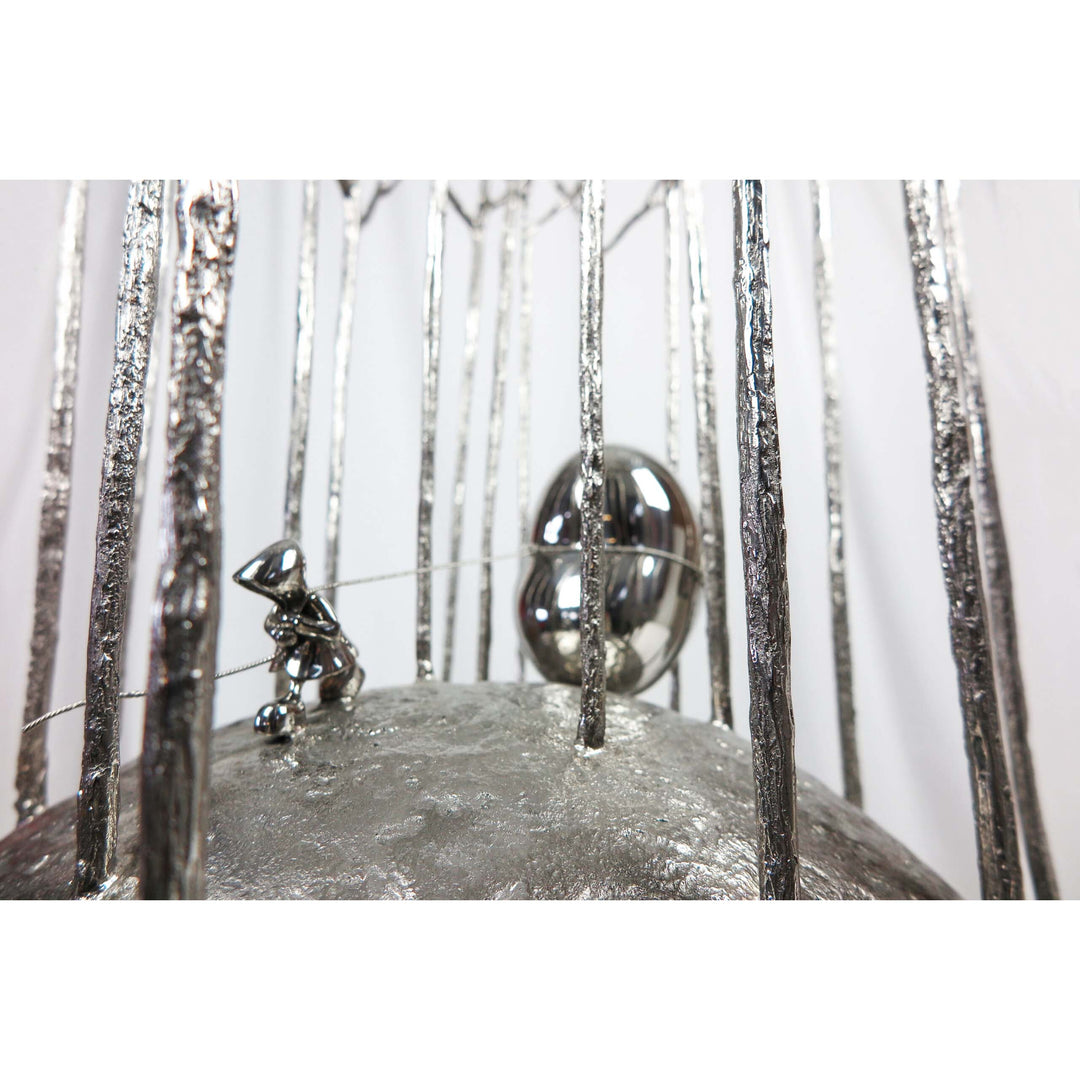 Mackenzie Thorpe "Love in the Forest" Sculpture