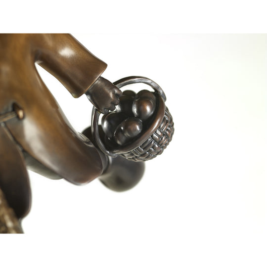 Mackenzie Thorpe "Love Picker" Sculpture