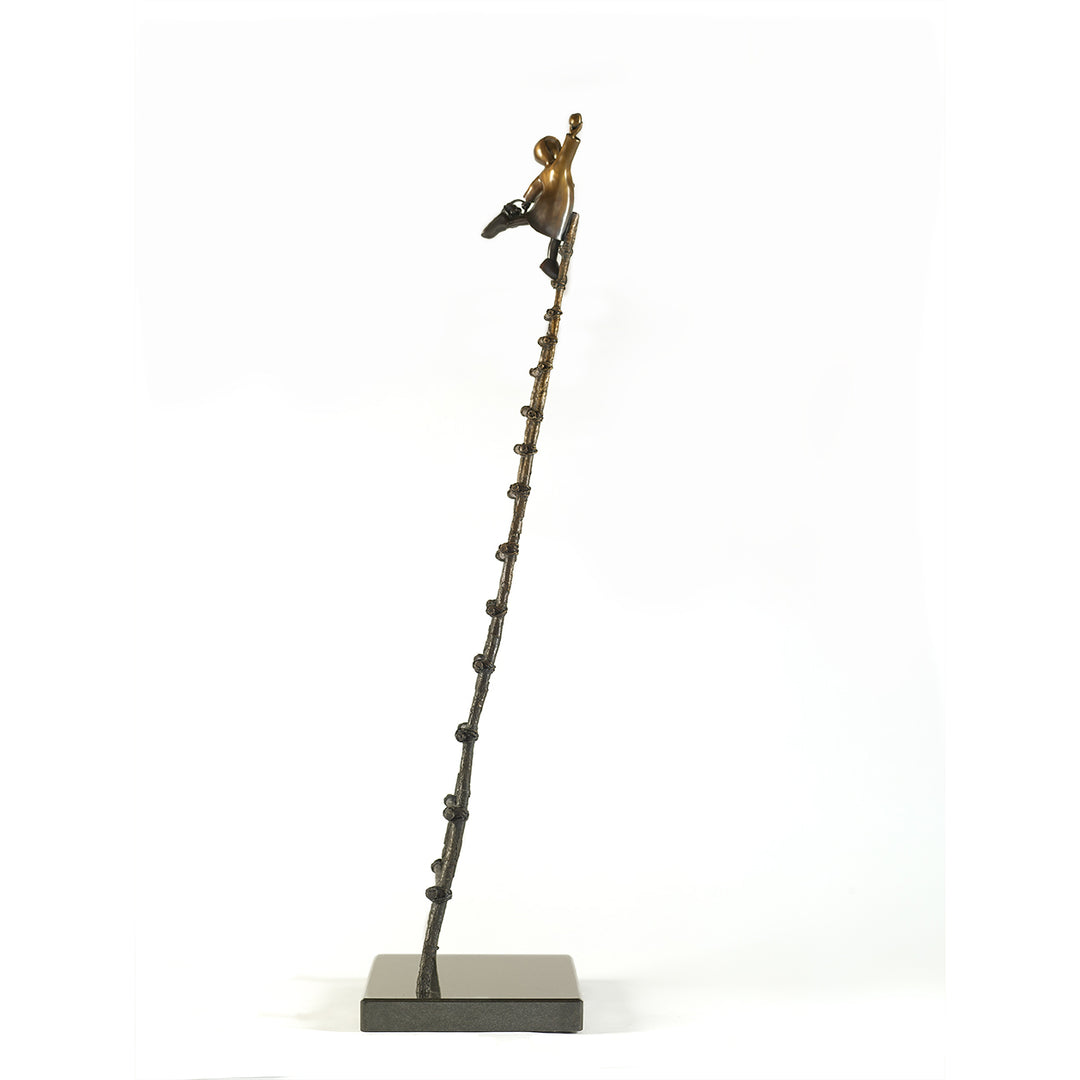 Mackenzie Thorpe "Love Picker" Sculpture