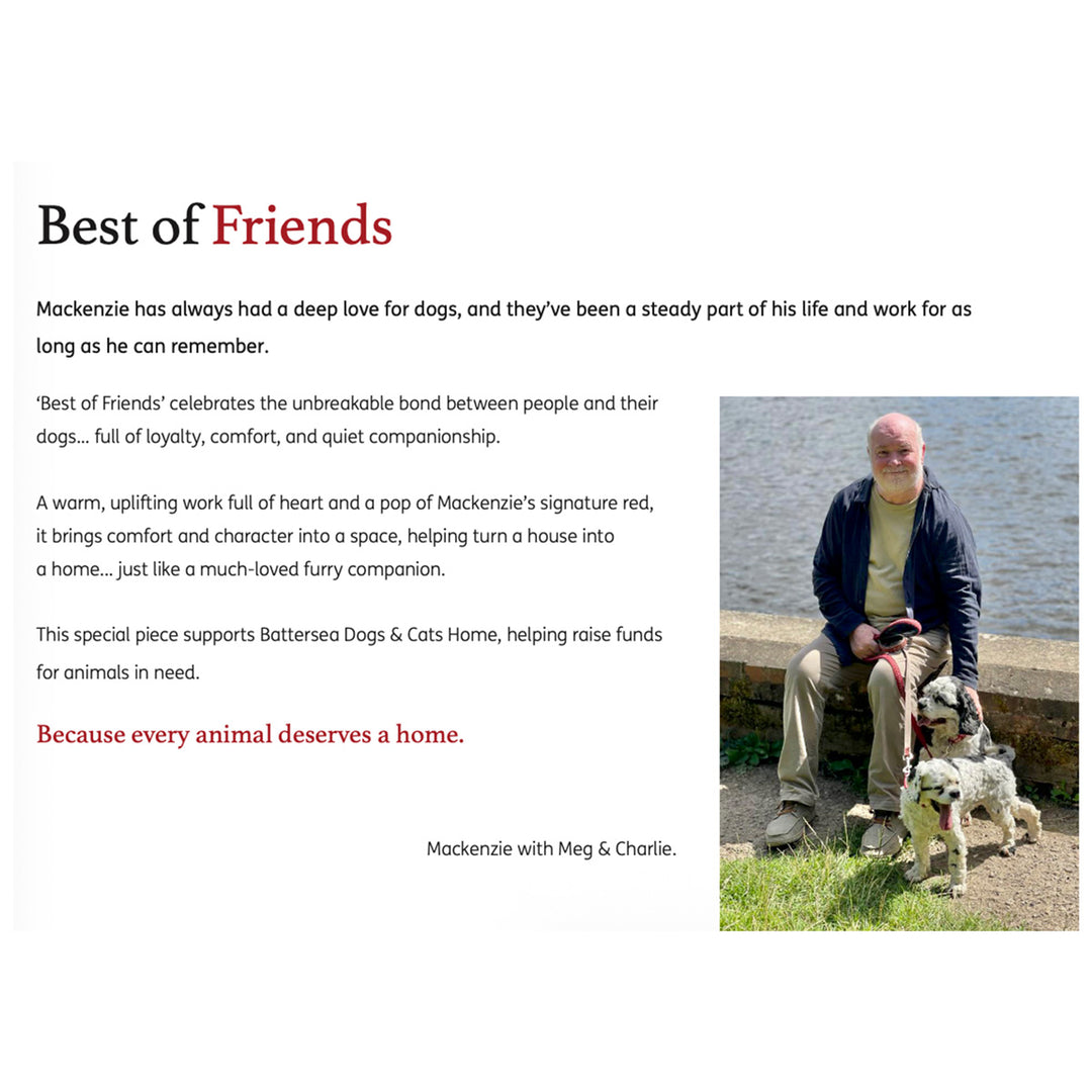 Mackenzie Thorpe Best of Friends Limited Edition Paper Giclee