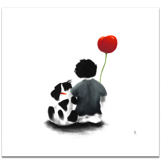 Mackenzie Thorpe Best of Friends Limited Edition Paper Giclee
