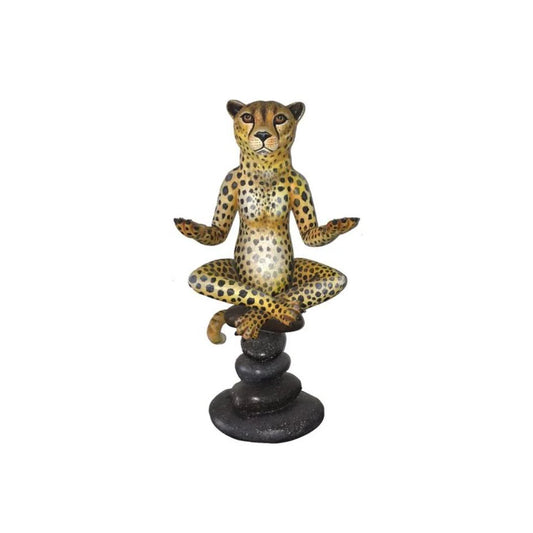 Carlos and Albert "Meditating Cheetah" Sculpture