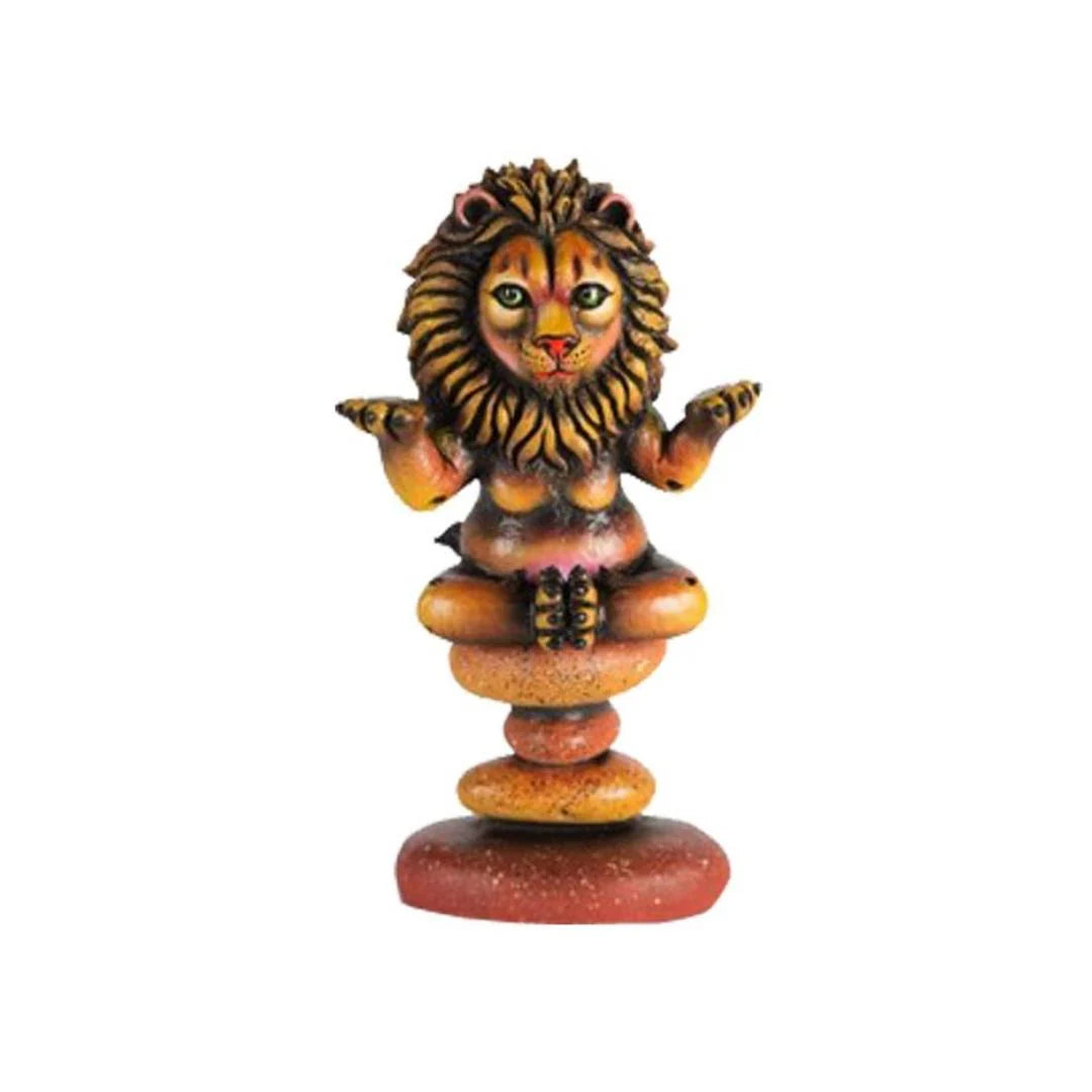 Carlos and Albert "Meditating Lion" Sculpture
