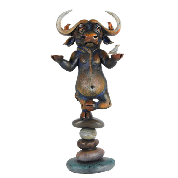 Carlos and Albert "Meditating Water Buffalo" Sculpture