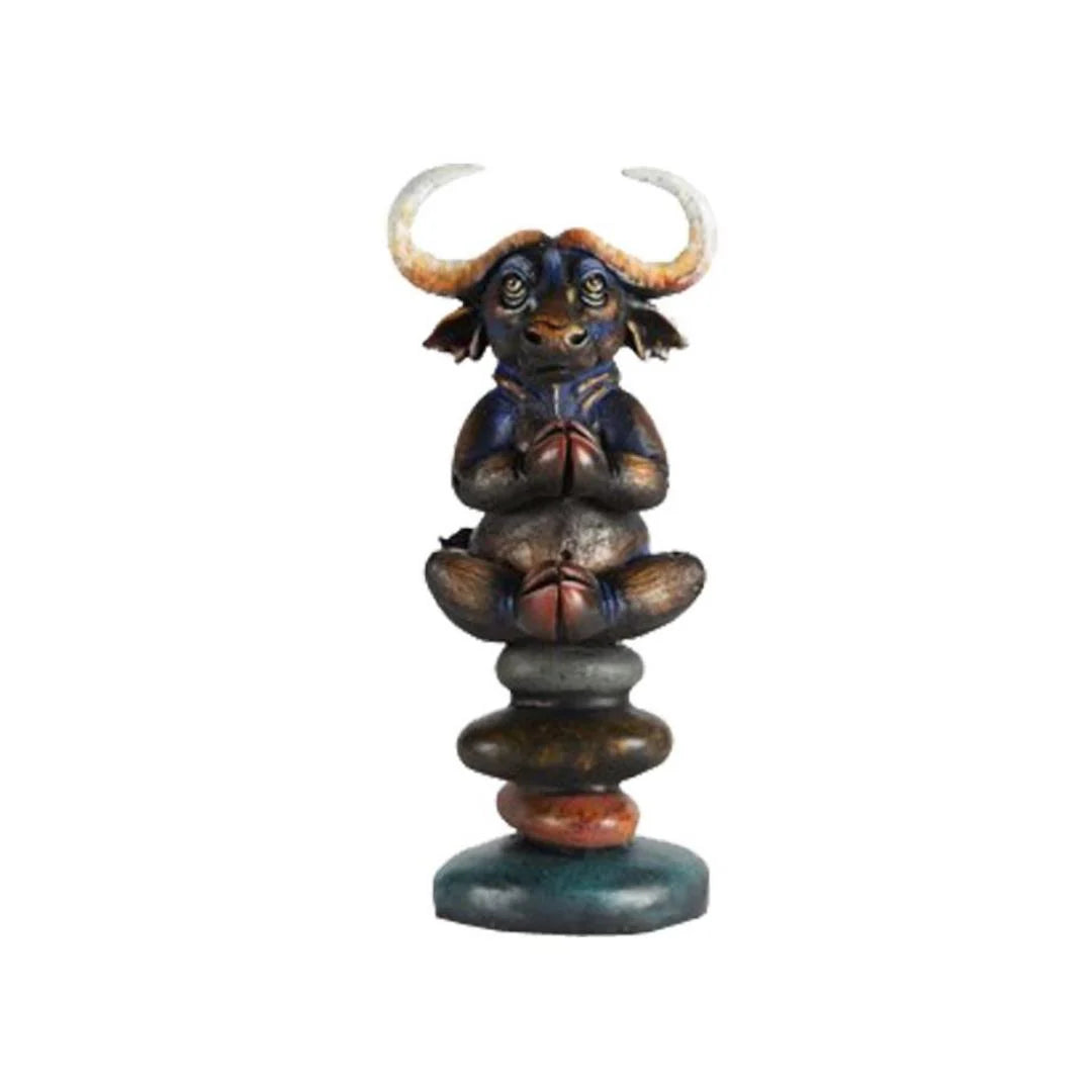 Carlos and Albert "Meditating Water Buffalo" Sculpture