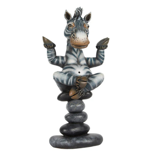 Carlos and Albert "Meditating Zebra" Sculpture