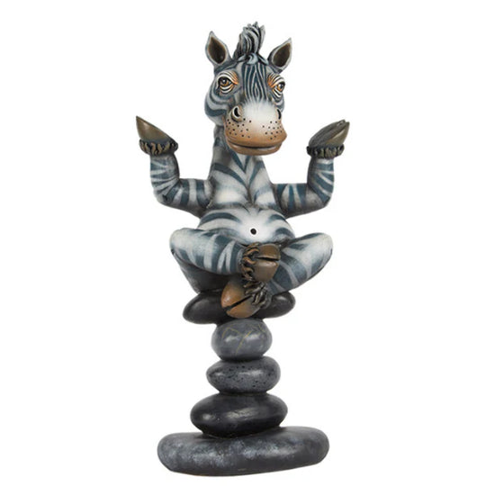 Carlos and Albert "Meditating Zebra" Sculpture