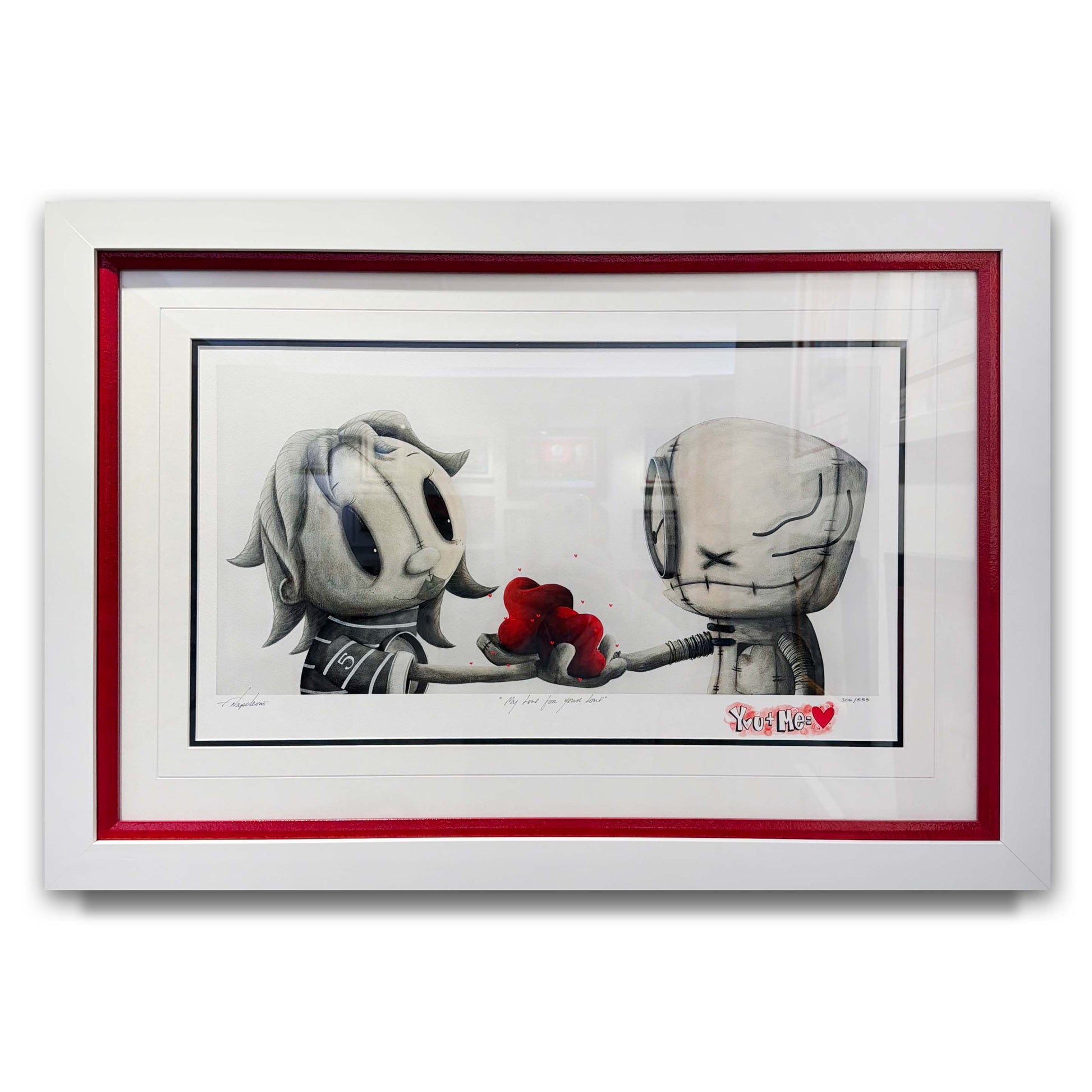 Fabio Napoleoni Framed • "My Love for Your Love" Limited Edition