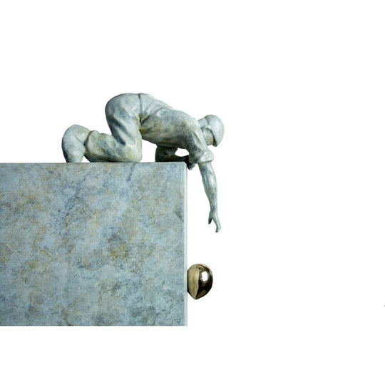 Mackenzie Thorpe "Out of Reach" Sculpture