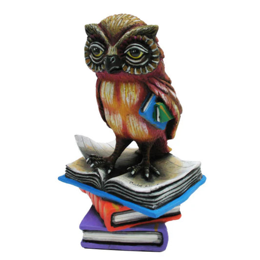 Carlos and Albert "Owl Book Club - Mini" Sculpture