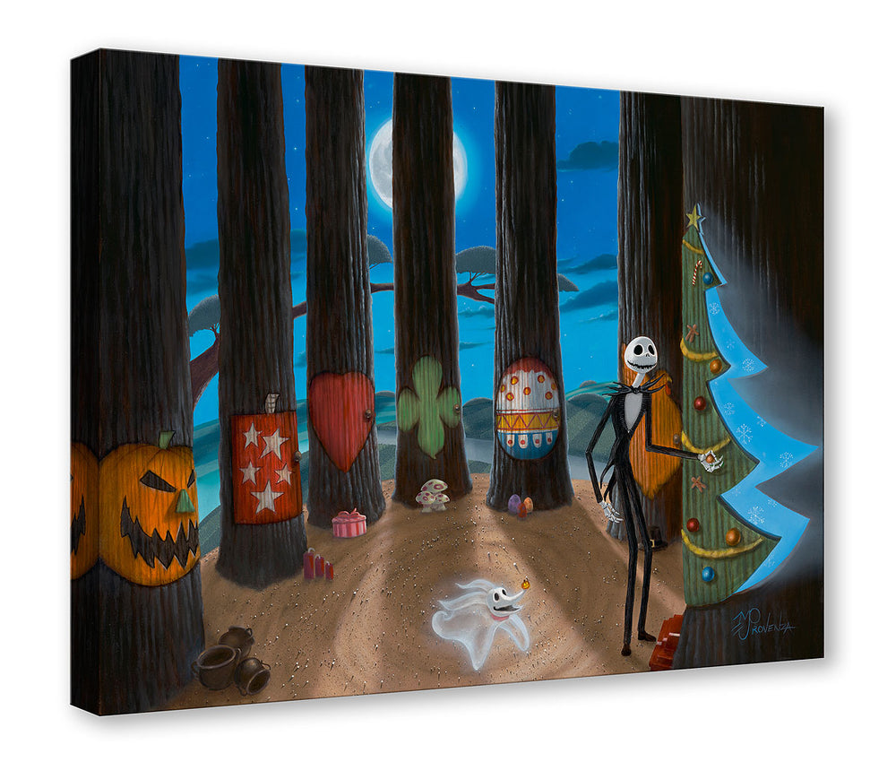 Michael Provenza Disney Tree For All Seasons Limited Edition Canvas Giclee