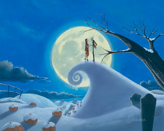 Michael Provenza Disney Winter Romance Limited Edition Canvas Giclee