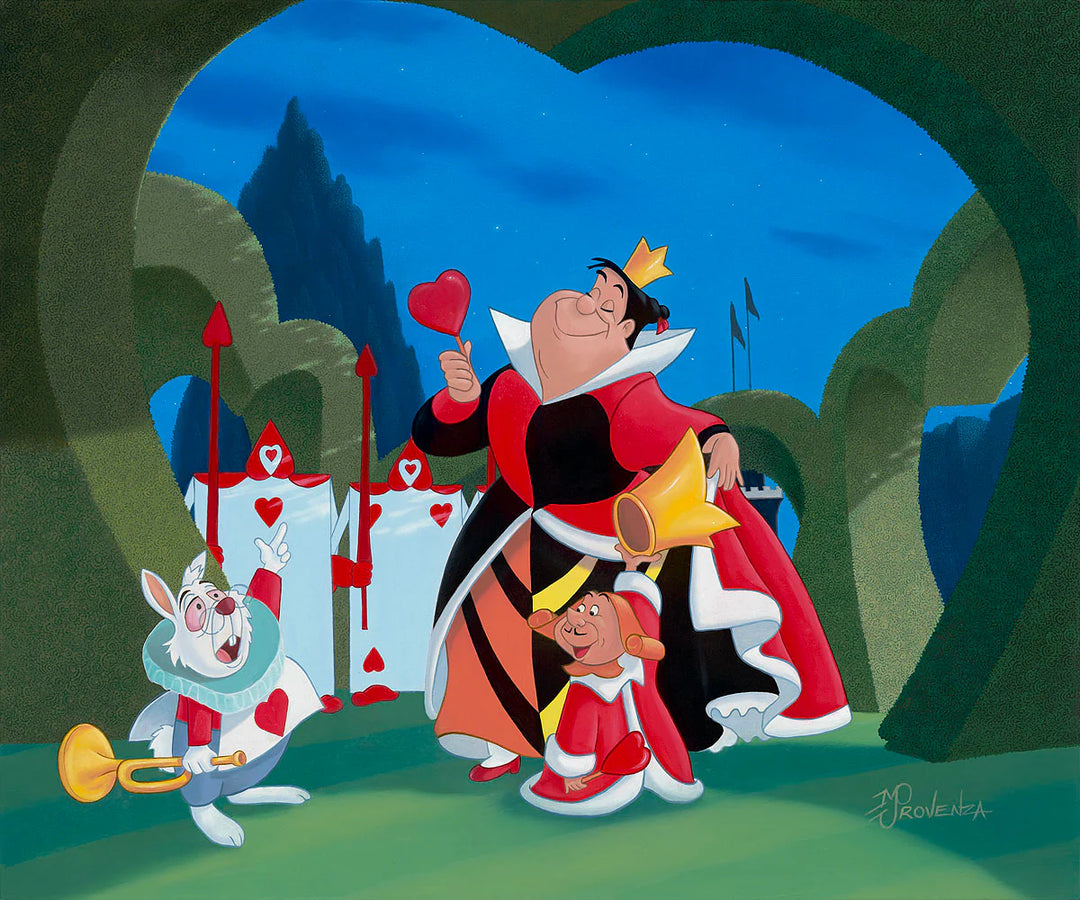 Michael Provenza Disney The Queen of Hearts Limited Edition Canvas Giclee