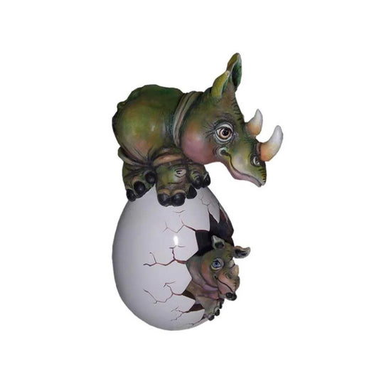 Carlos and Albert "Rhino Maternal Egg" Sculpture