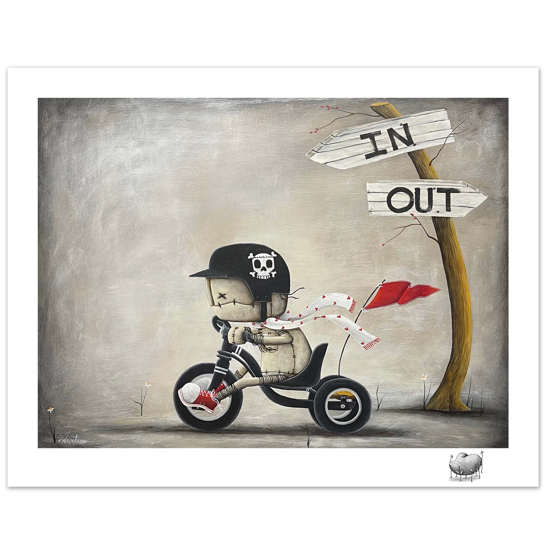 Fabio Napoleoni "Valiant" Limited Edition Paper Giclee