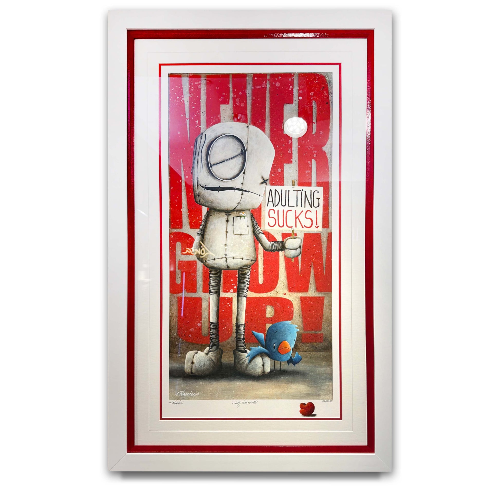 Fabio Napoleoni Framed • "Sadly Unavoidable" Limited Edition