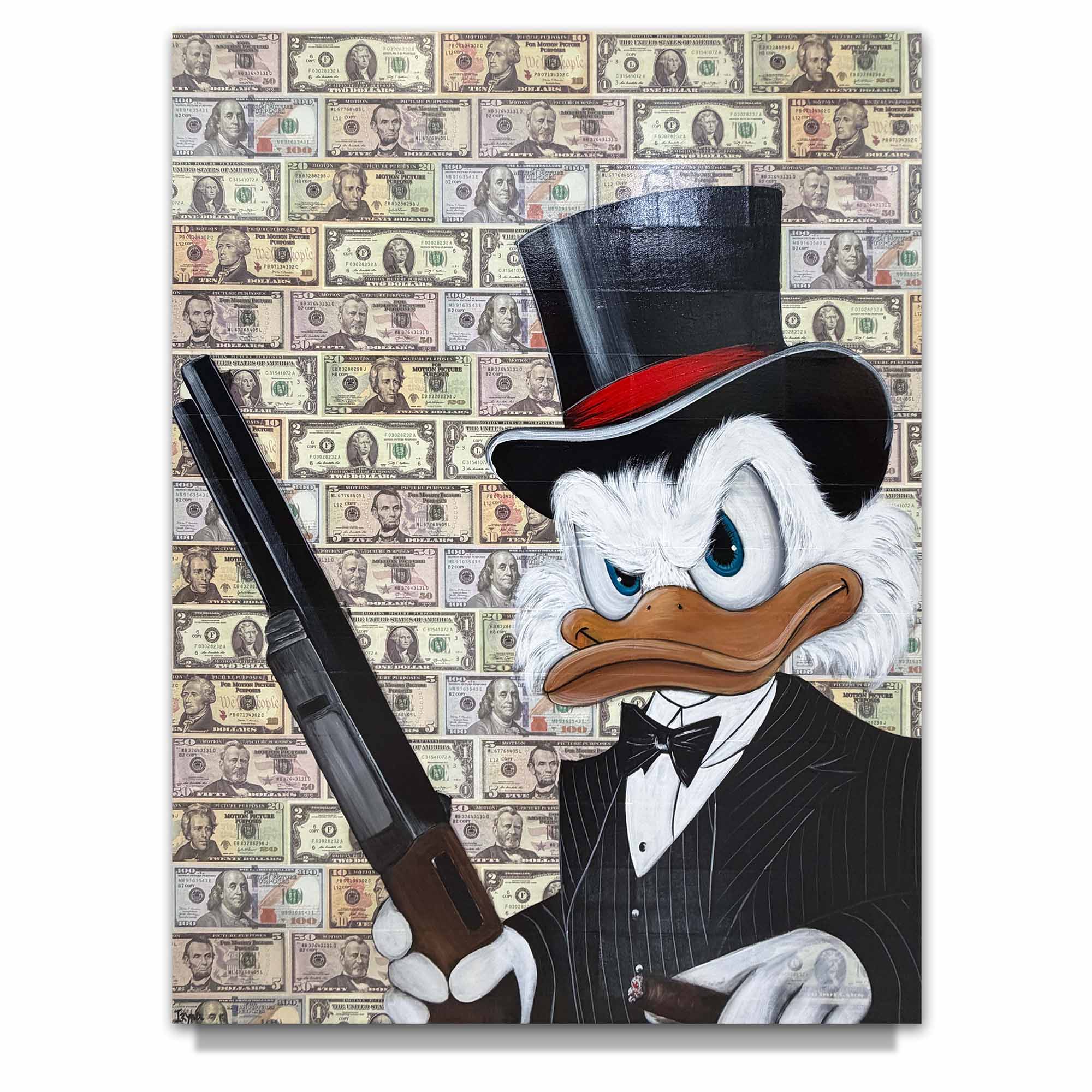 Iryna Miahka Scrooge Original Canvas